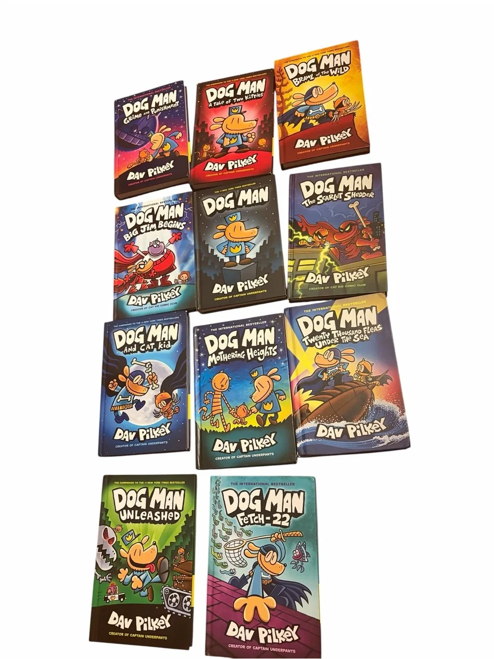Dog Man Book Bundle - Set of 11